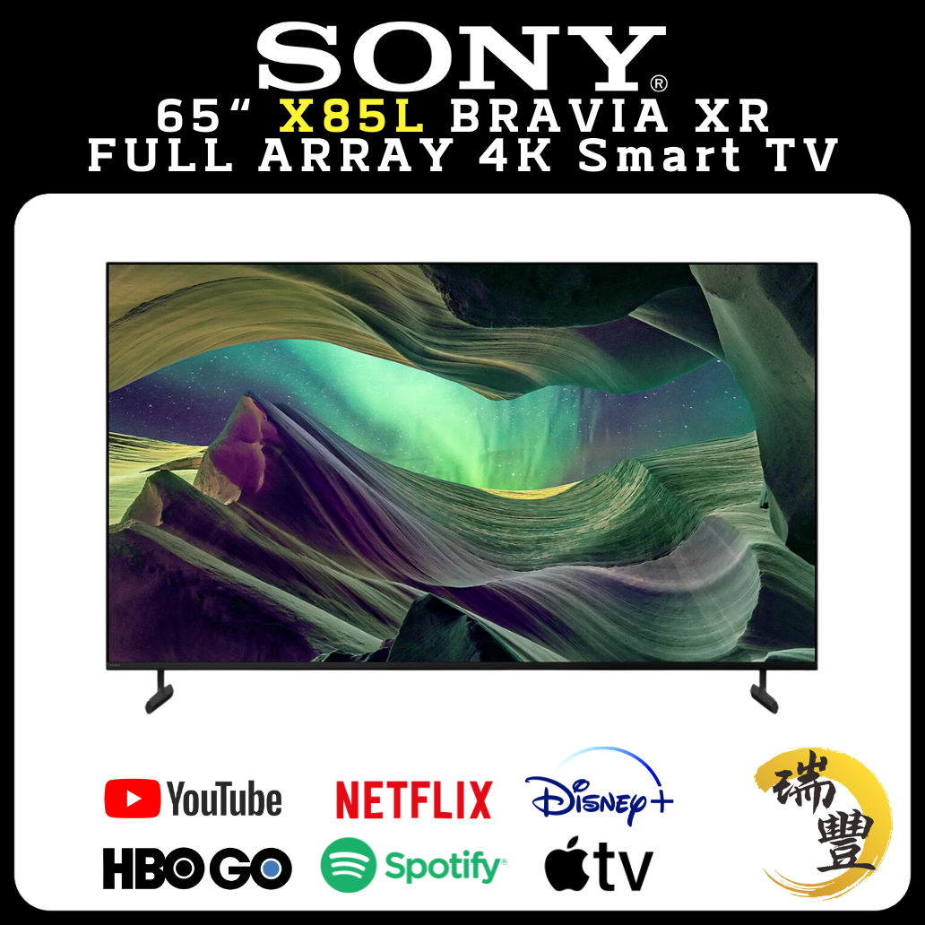 SONY索尼 X85L系列 65吋 BRAVIA XR全陣列LED 4K超高清智能電視[瑞豐1年保養][保證全新機][送Google TV]