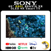 SONY索尼 A80L系列 65吋 BRAVIA XR OLED 4K超高清智能電視[瑞豐1年保養][保證全新機][送Google TV]