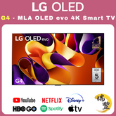 [2024款]LG樂金 OLED系列 55吋 G4 MLA OLED evo 4K超高清智能電視[瑞豐1年保養][保證全新機]